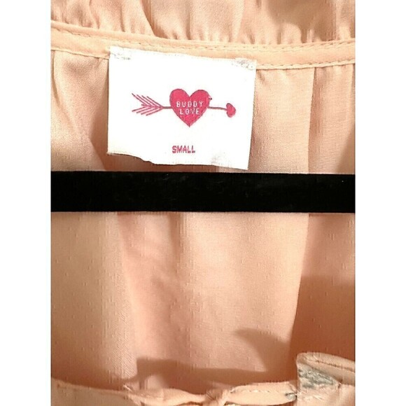 Buddy Love Dress Size Small Bronx Elastic Waist Mini Ballet Slipper Silver Stars - Picture 3 of 6